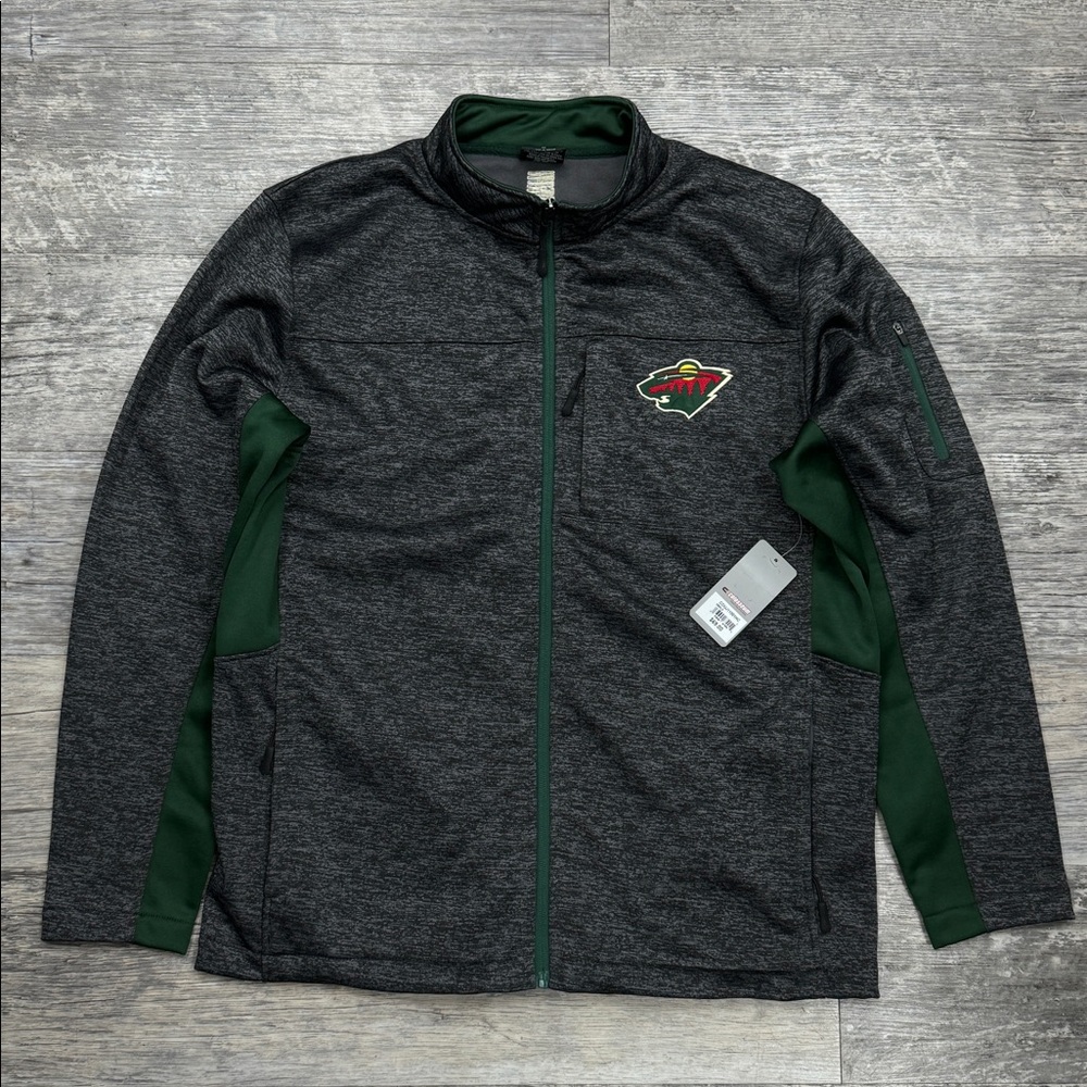 NWT Colosseum Minnesota Wild Zip Up